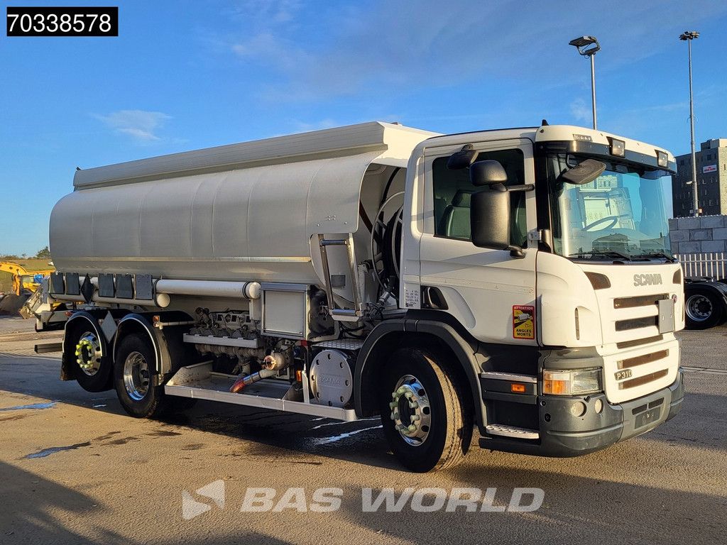 Scania P P310 6X2 TRAILOR 18835Liter Fuel tank 5 compartments ADR Lift + Steering axle Euro 4