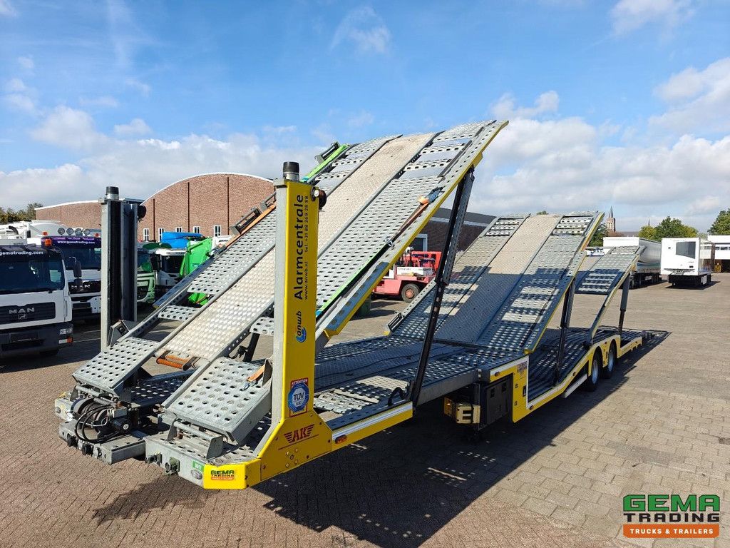 Aksoylu 2 AXLE SEMI-TRAILER AutoTransporter - 6 Loader - Winch 4300KG - Own. Hydra. Pump - 2-Shafts BPW