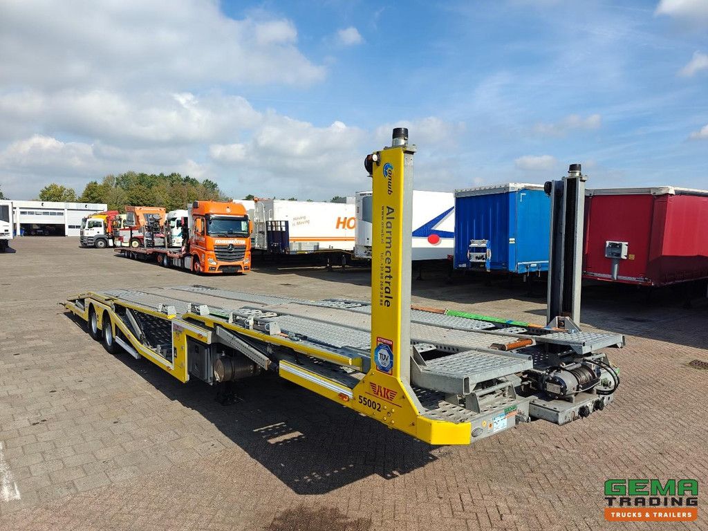 Aksoylu 2 AXLE SEMI-TRAILER AutoTransporter - 6 Loader - Winch 4300KG - Own. Hydra. Pump - 2-Shafts BPW