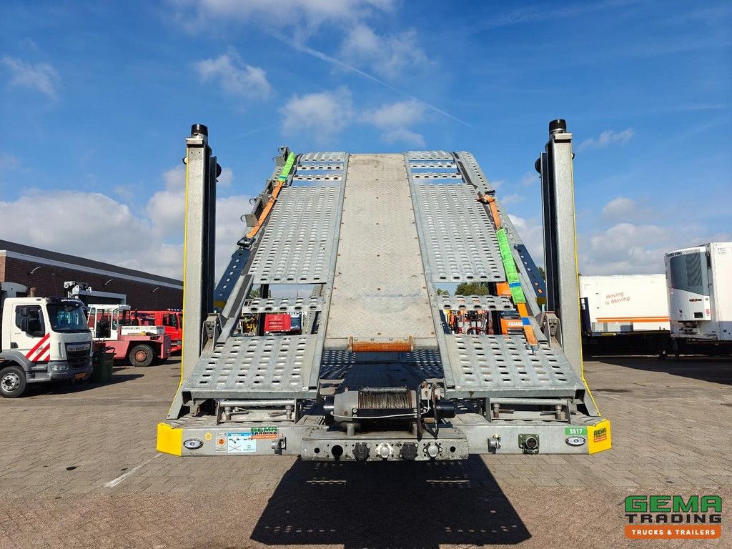 Aksoylu 2 AXLE SEMI-TRAILER AutoTransporter - 6 Loader - Winch 4300KG - Own. Hydra. Pump - 2-Shafts BPW