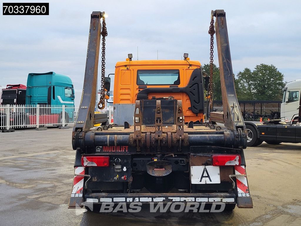 MAN TGM 18.320 4X2 HIAB FTR12 Skiploader Absetzkipper Automatic Euro 6