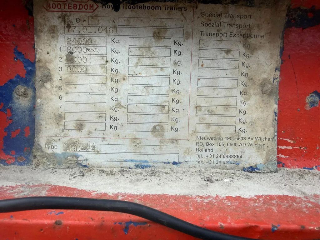 Nooteboom 24 tons dieplader