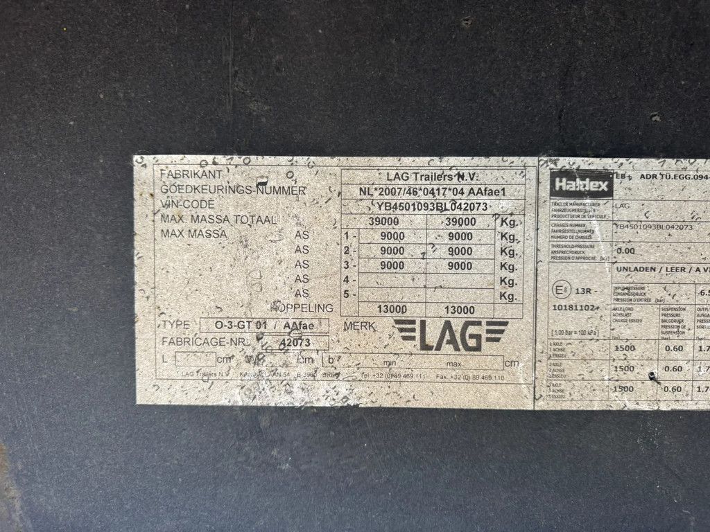 LAG CURTAINSIDE MEGA