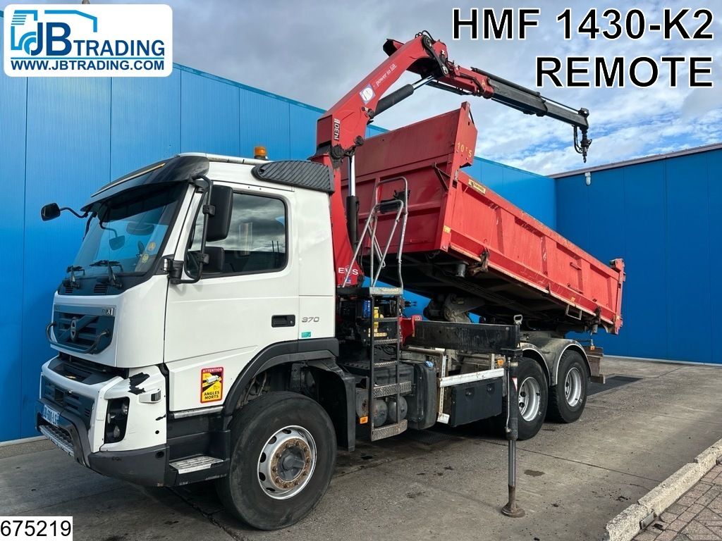 Volvo FMX 380 EURO 5, 6x4, HMF, Remote, Steel suspeniosn