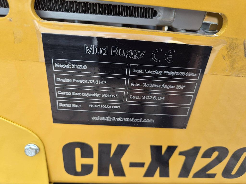 Tracked dumper CK-X1200 Petrol 9.9kW 2026 New