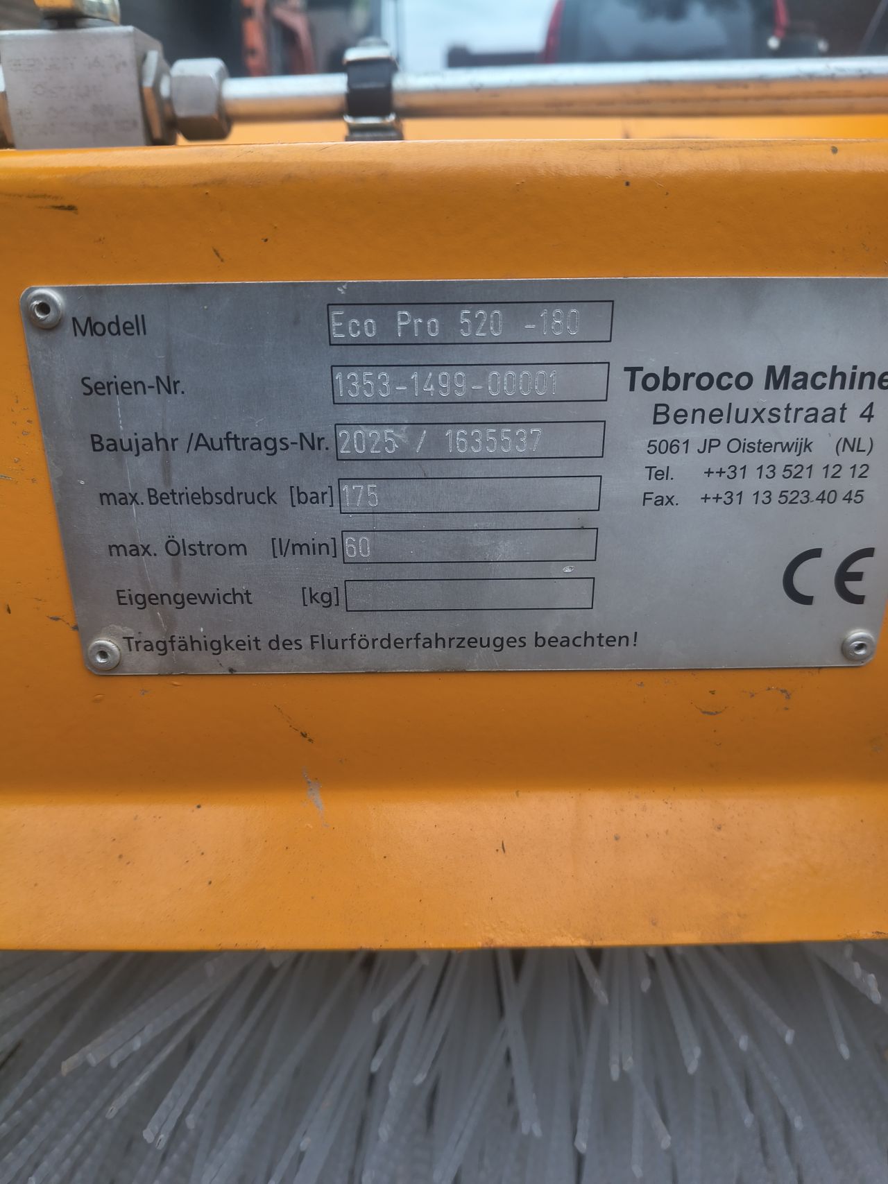 Veegmachine giant aansluiting shovel hydraulisch 2025