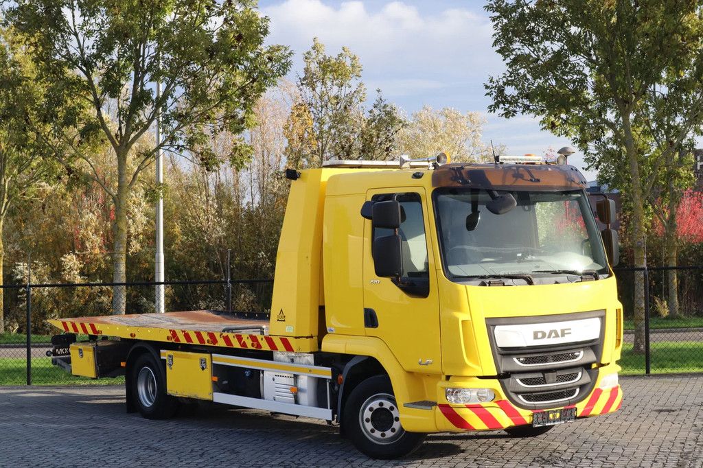 DAF LF 210 FA 4X2 | FALKOM | SLIDING PLATF | 2X WINCH | BRILLE | EURO 6
