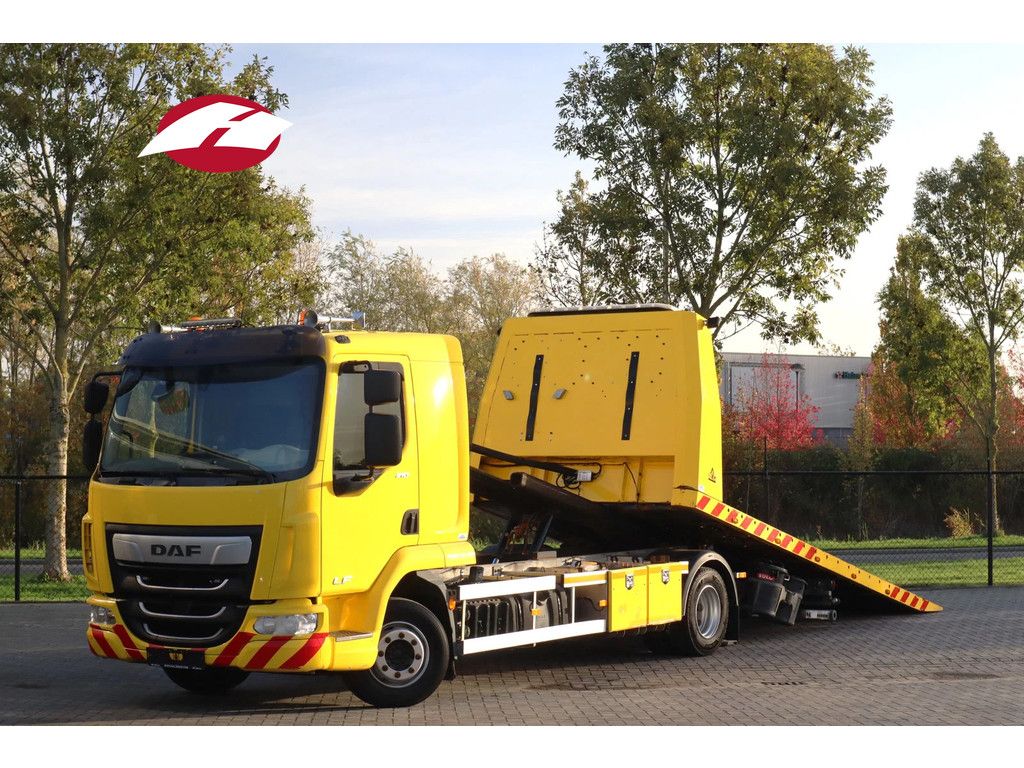 DAF LF 210 FA 4X2 | FALKOM | SLIDING PLATF | 2X WINCH | BRILLE | EURO 6