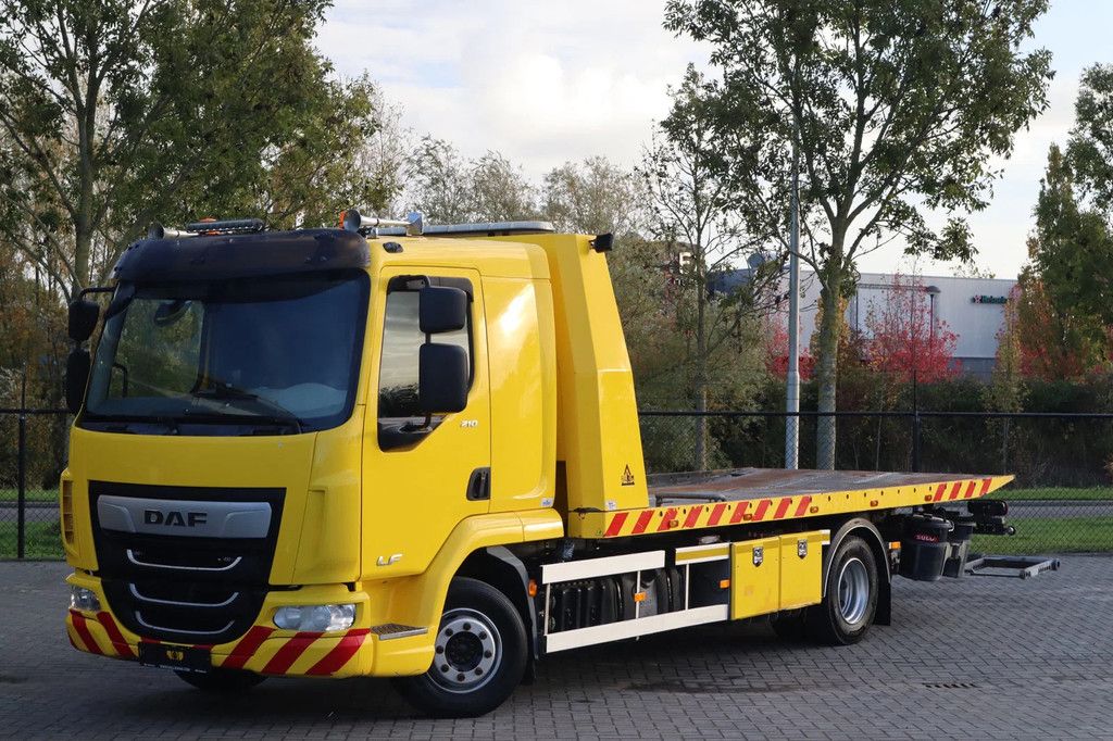 DAF LF 210 FA 4X2 | FALKOM | SLIDING PLATF | 2X WINCH | BRILLE | EURO 6