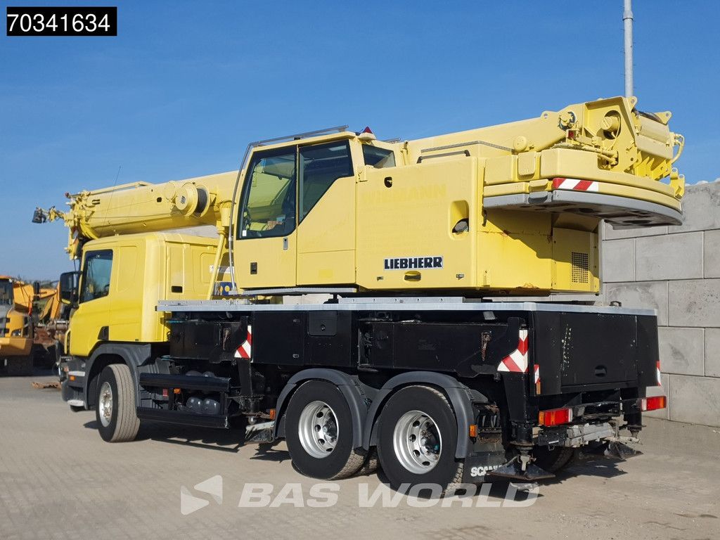 Scania P340 6X4 Liebherr LTF 1035-3.1 Telescopic crane Manual Euro 3