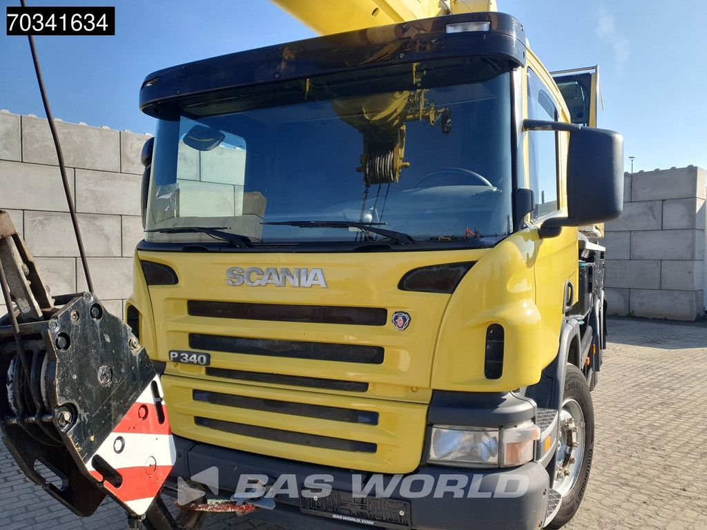Scania P340 6X4 Liebherr LTF 1035-3.1 Telescopic crane Manual Euro 3