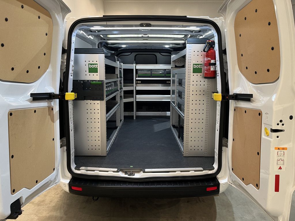 Ford Transit Custom 300 2.0 TDCI L2H1 Trend / Servicebus / Bott Inrichting / Euro 6 / Airco / CarPlay / Camera / Cruise Control / Navigatie / 3-Zits / 74.000 KM !!