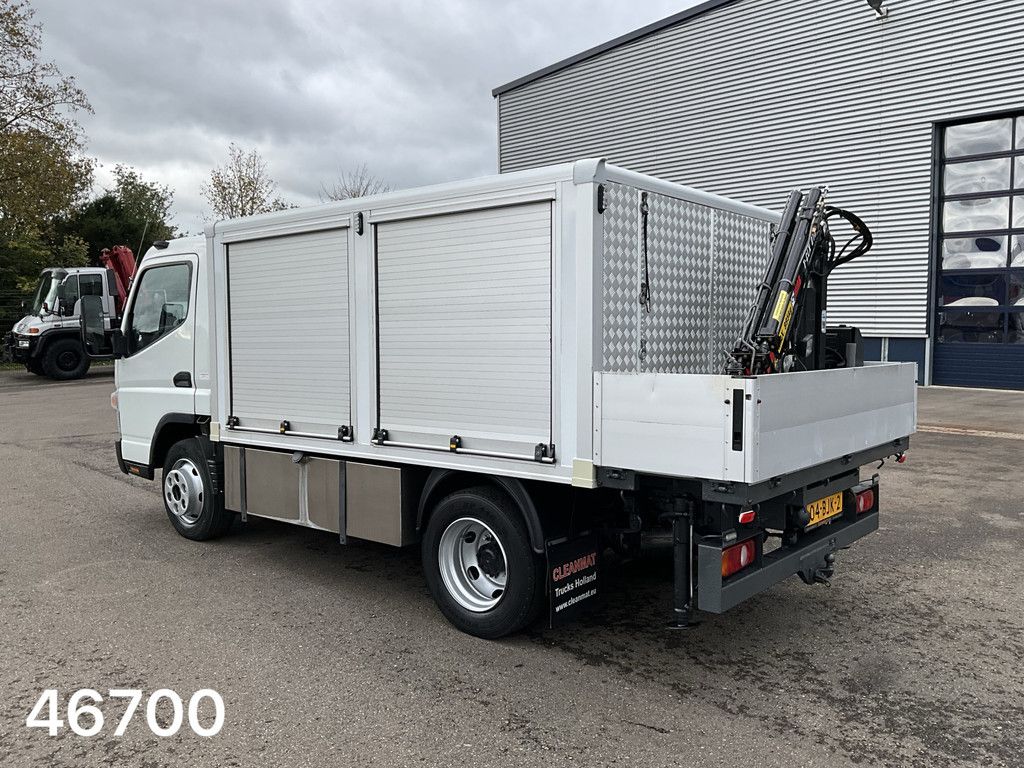 FUSO Canter 7C15 Euro 6 ROM hogedruk + Hiab 1,8 Tonmeter laadkraan