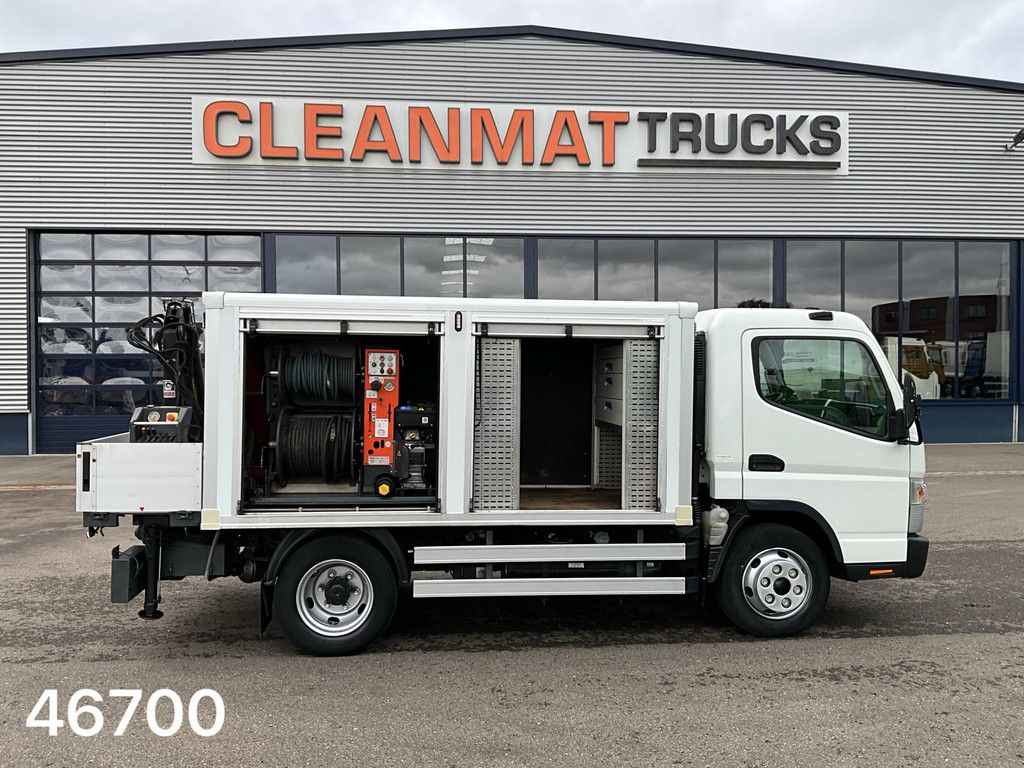 FUSO Canter 7C15 Euro 6 ROM hogedruk + Hiab 1,8 Tonmeter laadkraan