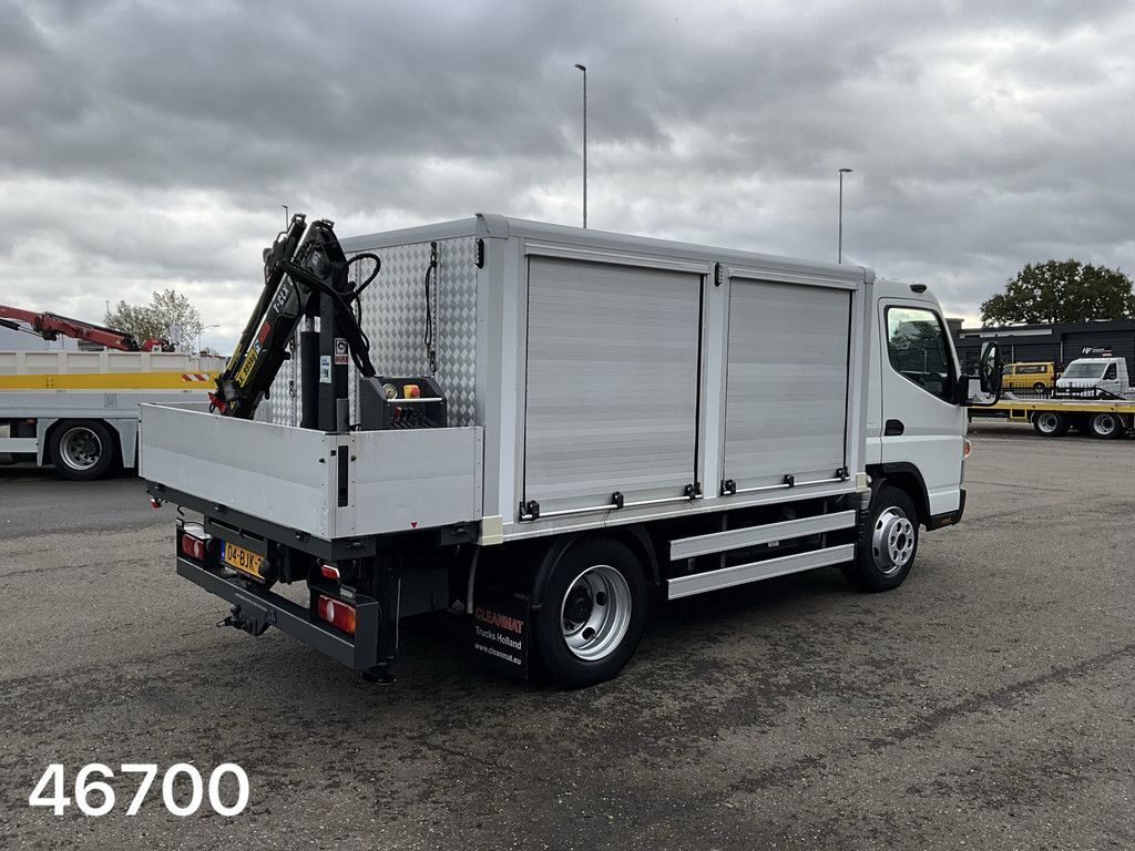 FUSO Canter 7C15 Euro 6 ROM hogedruk + Hiab 1,8 Tonmeter laadkraan