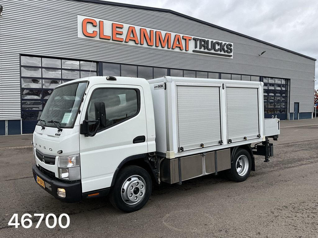 FUSO Canter 7C15 Euro 6 ROM hogedruk + Hiab 1,8 Tonmeter laadkraan