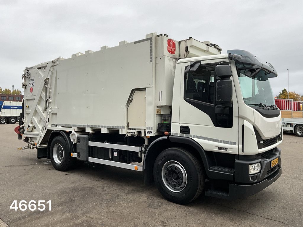 Ginaf C6 2120N VDK 15m³ 2 compartimenten opbouw Just 79.326 km!