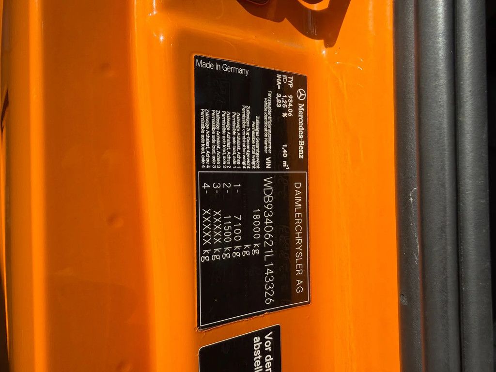 Mercedes-Benz Actros 1841 LS EPS Hefschotel 478.982KM!!! NL Truck APK/TUV 09-2027