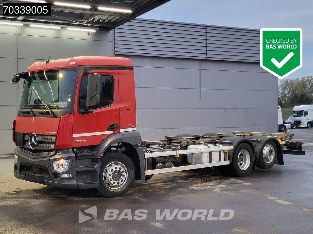 Mercedes Antos Antos 2535 6X2 BDF ADR Full Air Suspension Lift+Steering Axle Automatic Euro 6