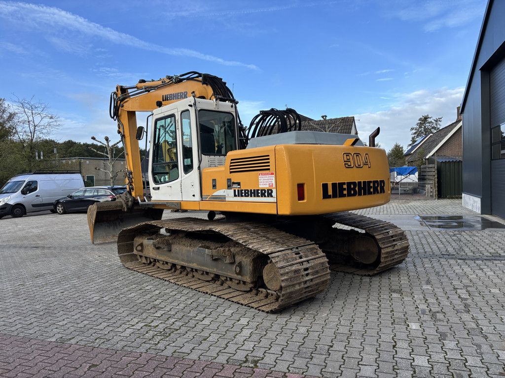 Liebherr R904 HDSL Litronic. Hydr-Snelwissel met Bak.
