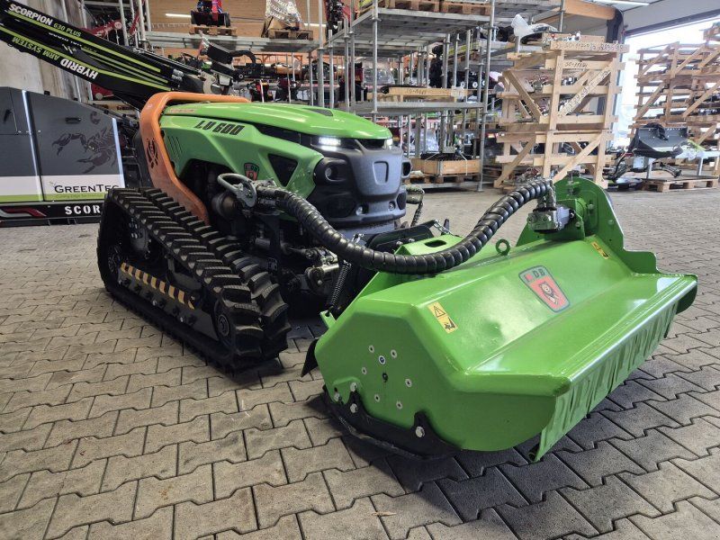 MDB LV 600 Mulchraupe Mähraupe Funkraupe  Mulchkopf V-130