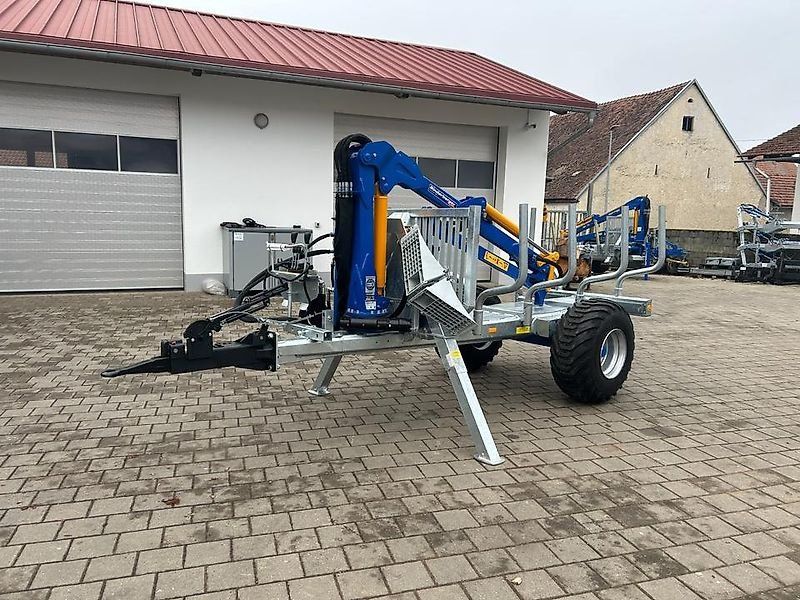 Binderberger Rückewagen RW3 alpin mit Forstkran BK 1,6-4000