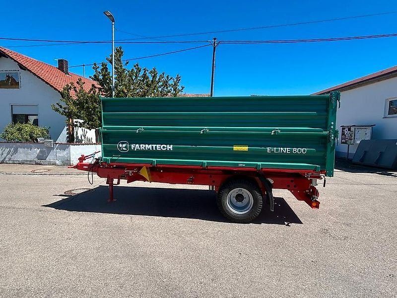 Farmtech Einachs-Dreiseitenkipper E-Line800 Wagen Anhänger Kipper