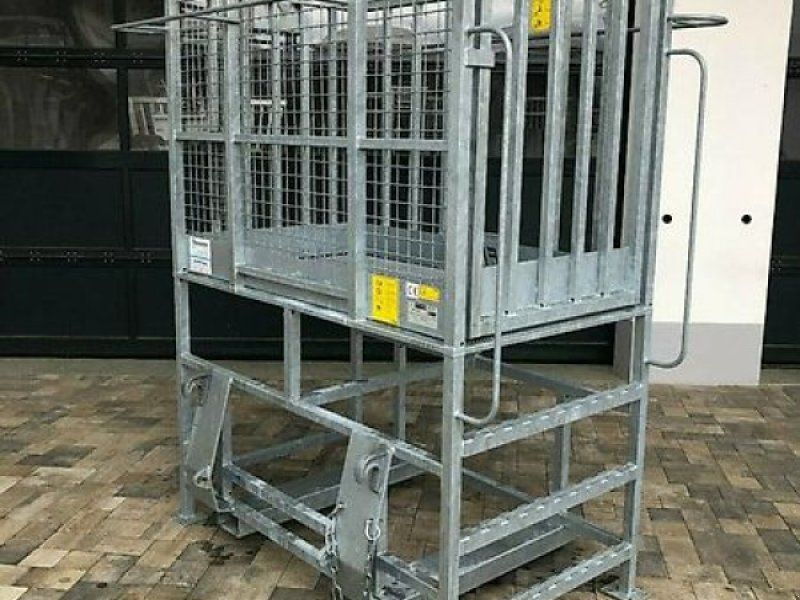 Fliegl Arbeitsbühne, Arbeitskorb, Frontlader, Stapler