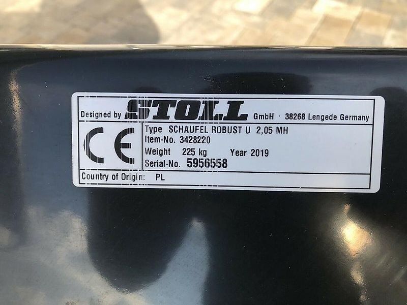 Stoll Schaufel Robust U 2,05 MH Palettengabel Frontladerschaufel
