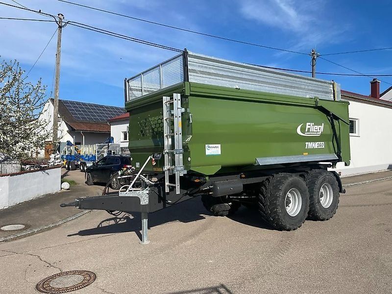 Fliegl TMK 160 FOX Muldenkipper, Kipper Anhänger Traktor