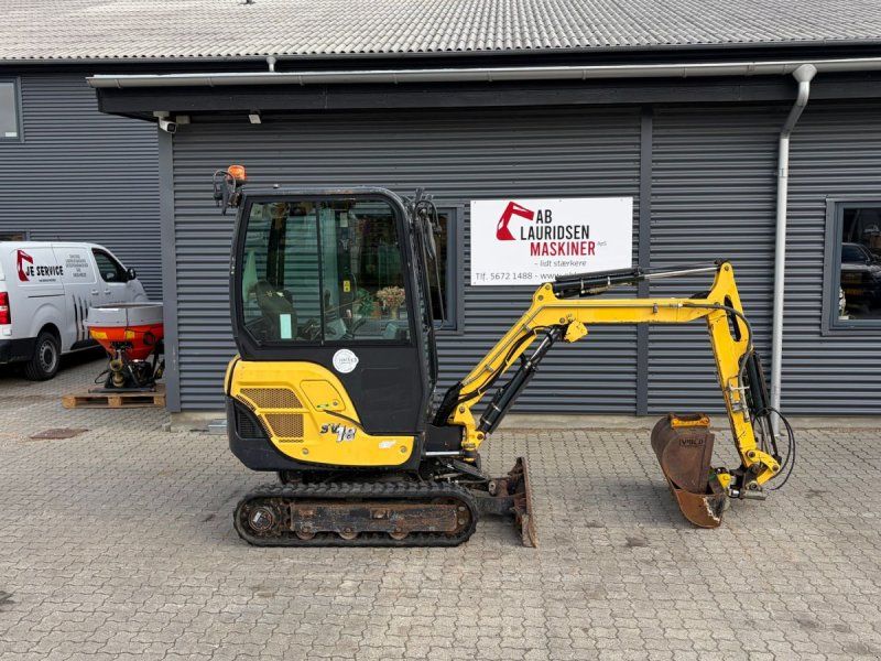 Yanmar SV18 Tiltman og 2 skovle
