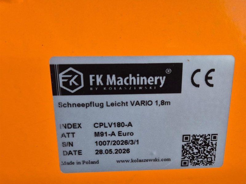 FK Machinery LEICHT VARIO 1,8M