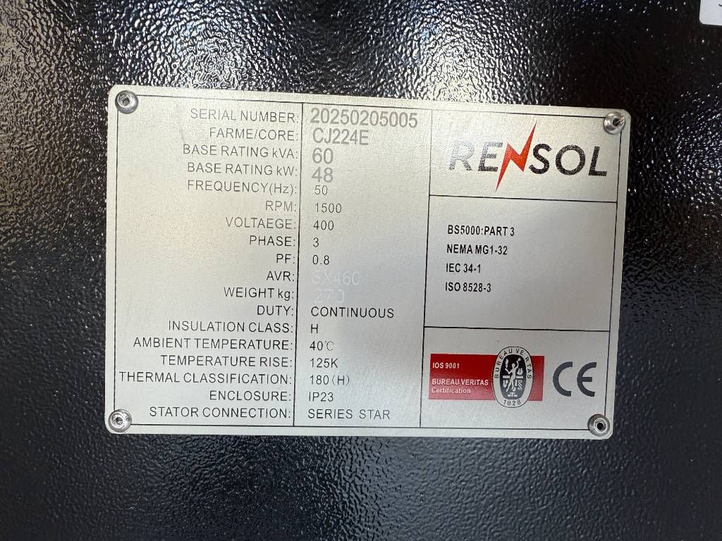 DPX CJ224E - 60 kVA Alternator - DPX-33904