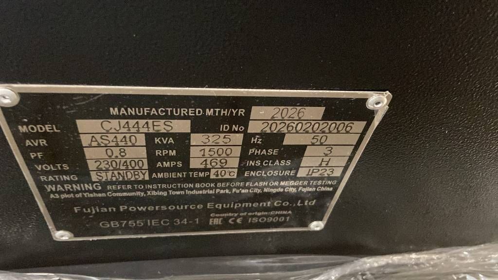 DPX CJ444ES - 325 kVA Alternator - DPX-33910