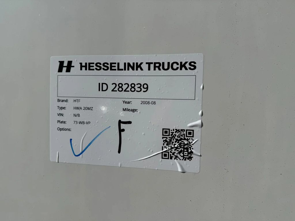 HTF HWA 20MZ Thermo King D+E 8.2 L 2.5B €3500