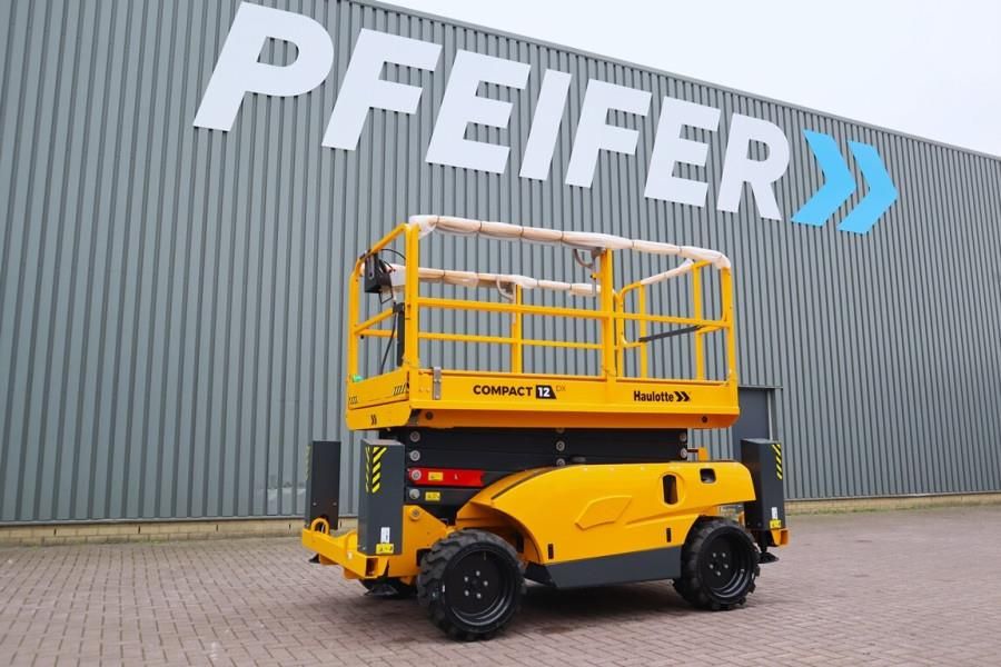 Haulotte Compact 12DX Valid Inspection, Diesel, 4x4 Drive,