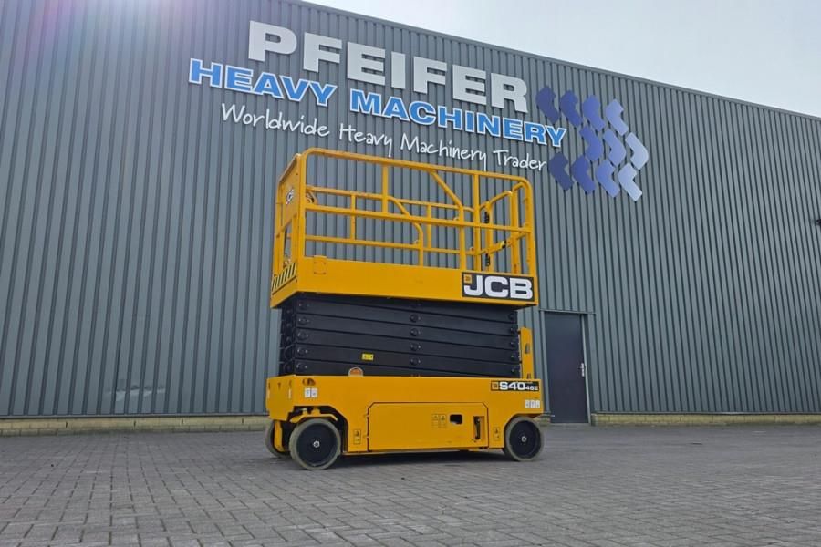 JCB S4046E Valid inspection, 14m Working Height, 320kg