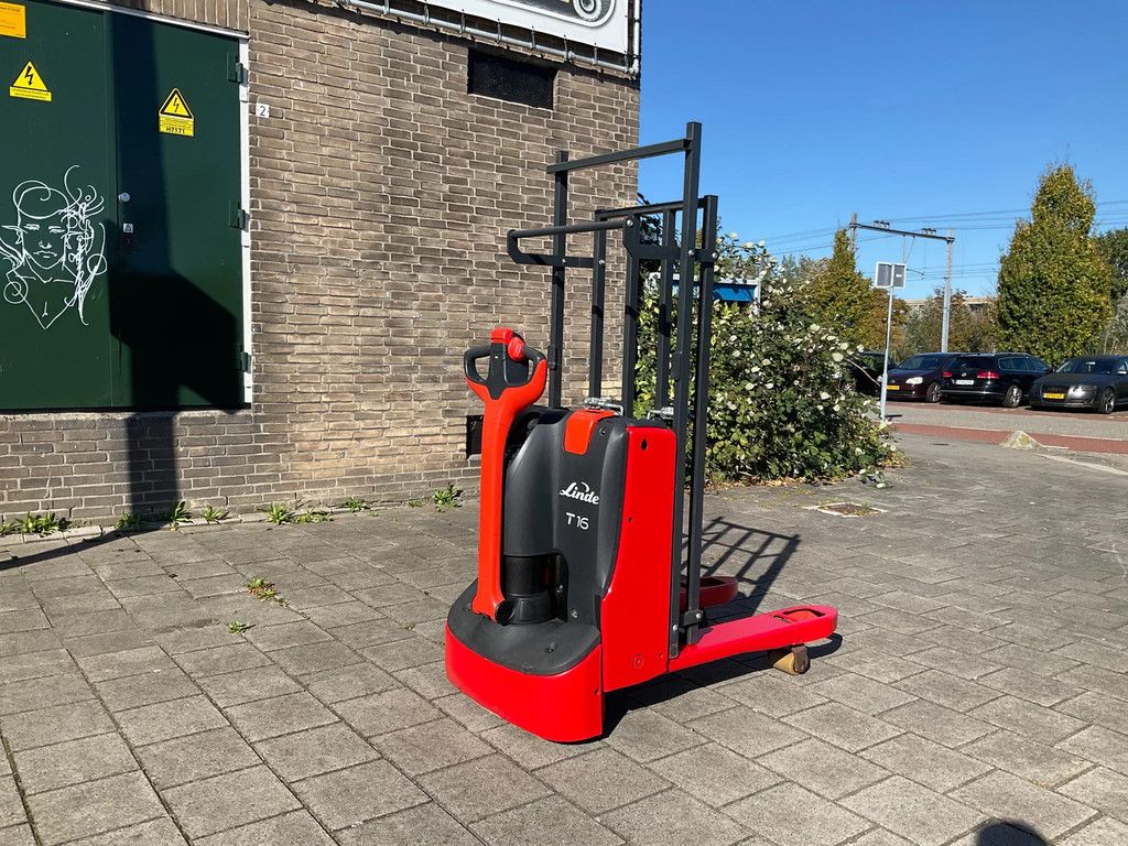 Linde T16 1600KG BREDE PALLETWAGEN / HEFTRUCK