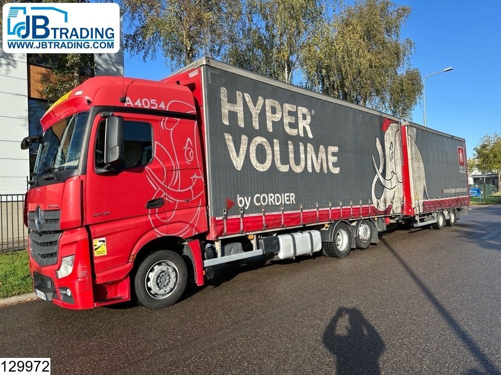 Mercedes Actros 2548 EURO 6, 6x2, Lift roof, Combi