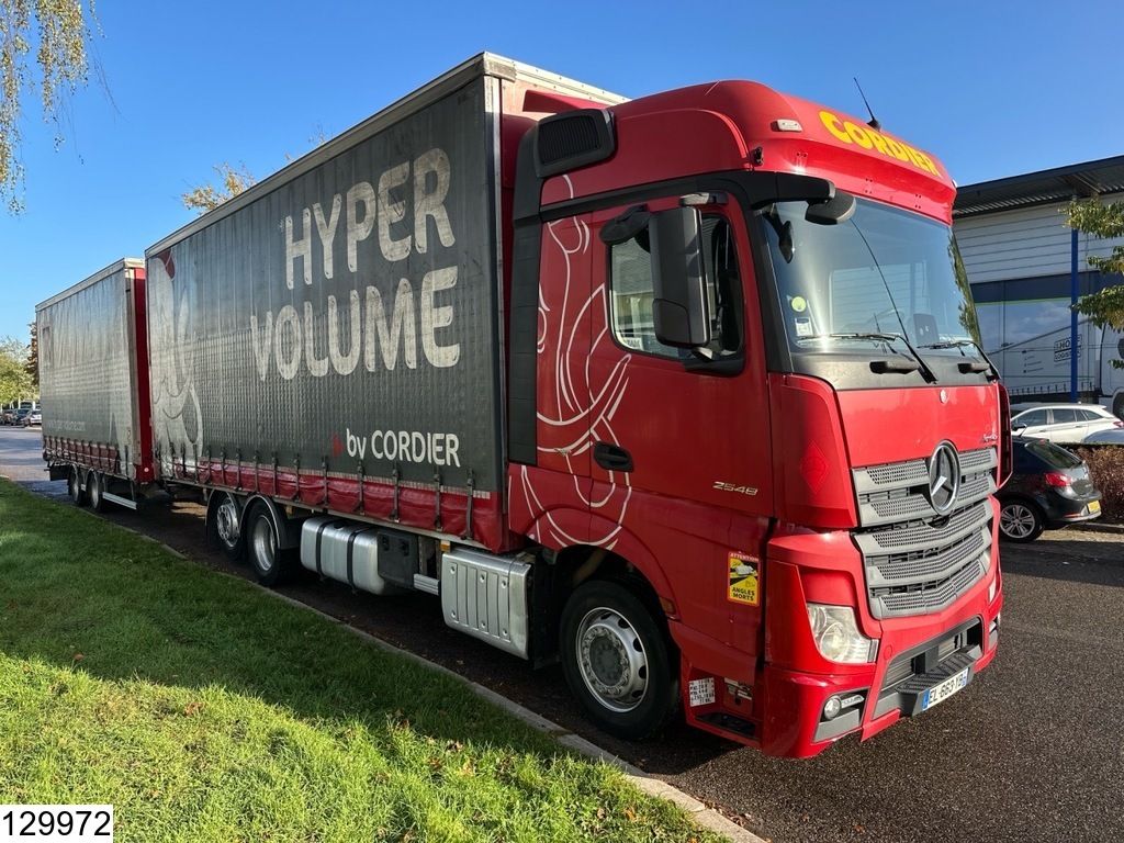 Mercedes Actros 2548 EURO 6, 6x2, Lift roof, Combi