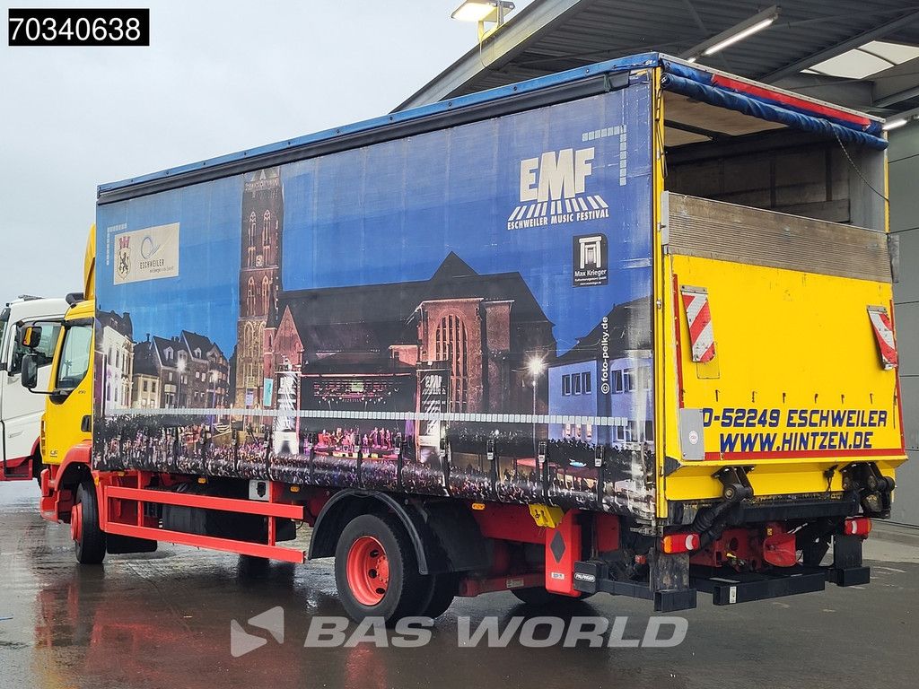 DAF LF LF 290 4X2 14tonner Curtainsides 1500kg Ladebordwand Automatic Euro 6