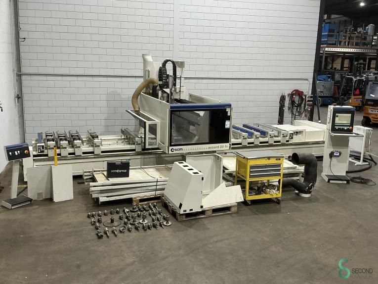 CNC Bewerkingscentra SCM Accord 20 FX 2014 Boorunit 5 Asser