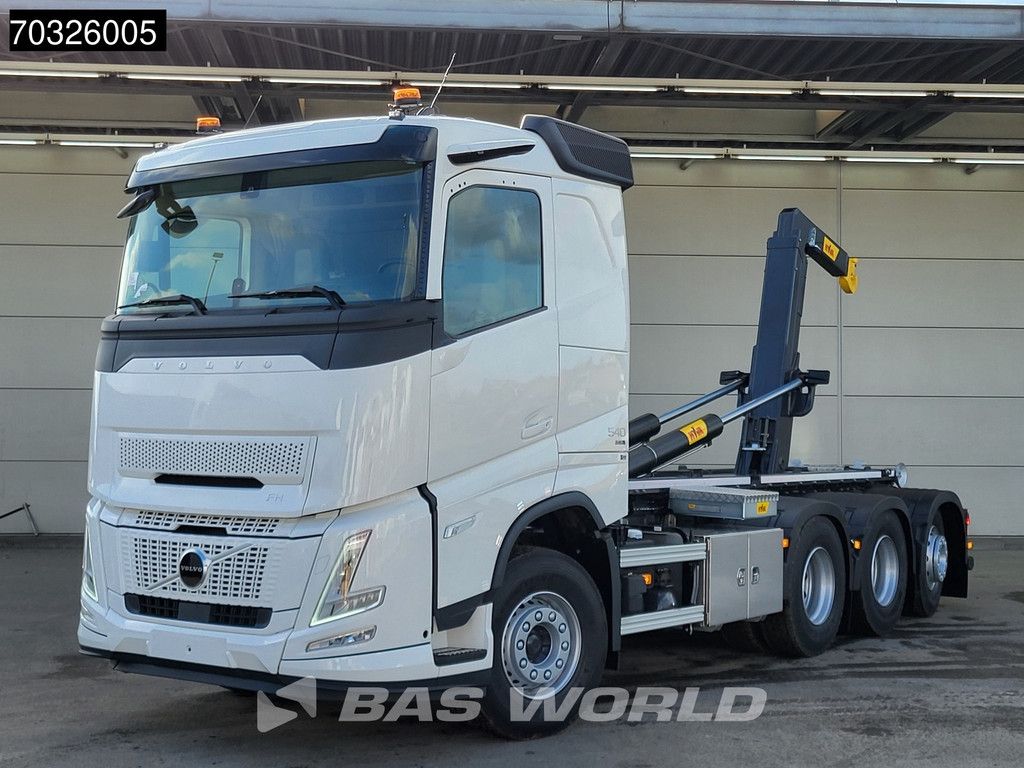 Volvo FH Aero 540 8X4 NEW! HYVA 30-62 S Heavy Durt Containersystem Lift+steering axle VEB+ Euro 6