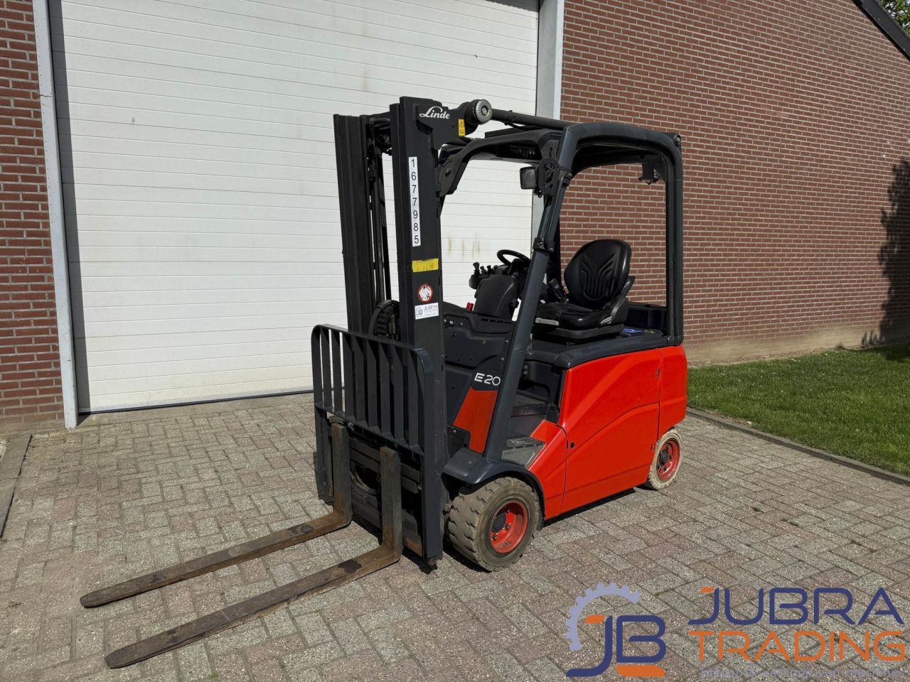 Linde E20PH-01 Electric Forklift | 2014 | 10300H | 2T | 4.6M