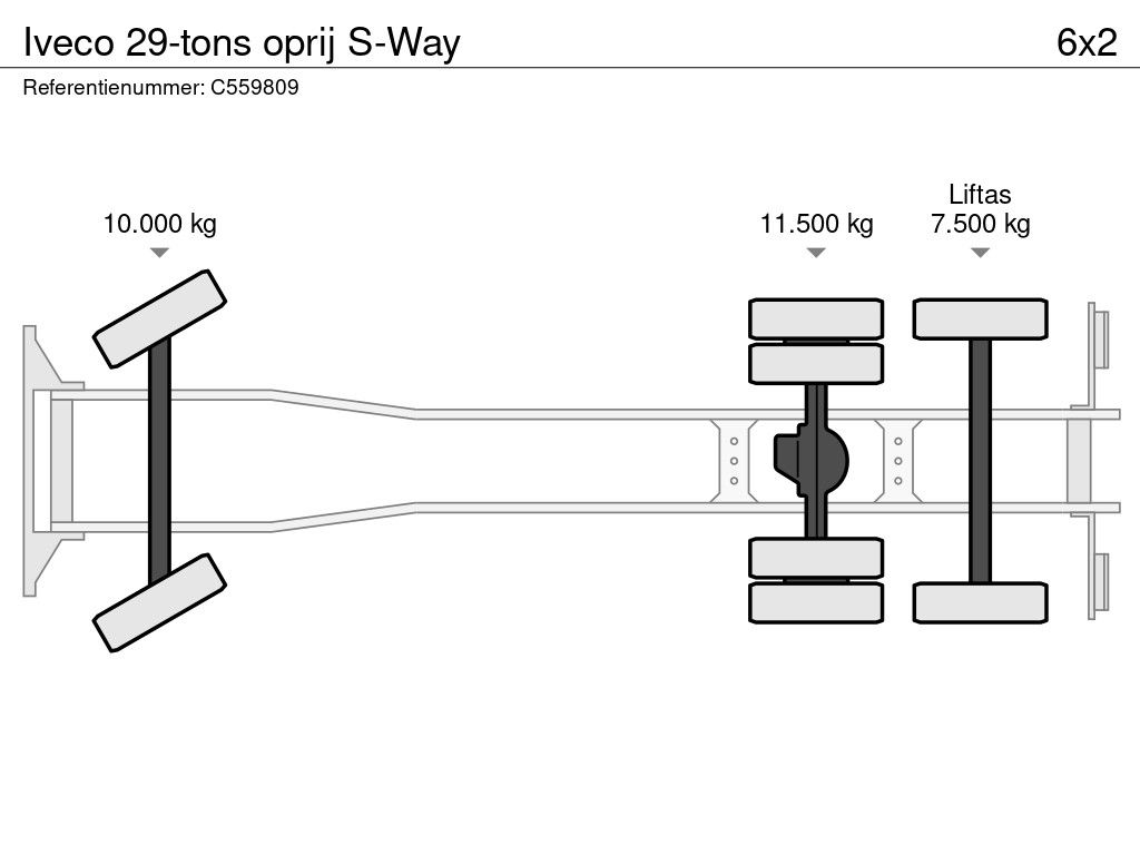 Iveco 29-tons oprij S-Way