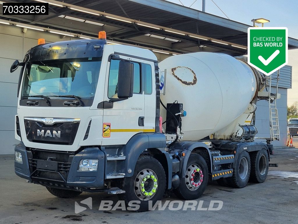 MAN TGS TGS 32.360 8X4 9m3 mixer Full Steel Suspension Automatic Euro 6