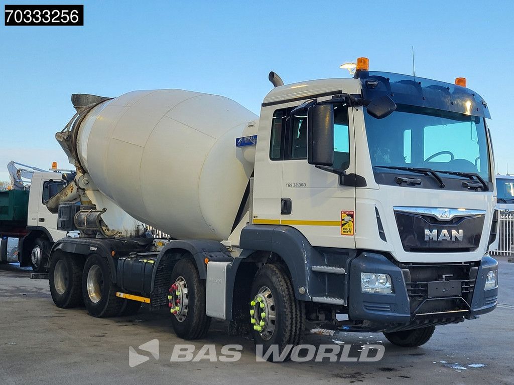 MAN TGS TGS 32.360 8X4 9m3 mixer Full Steel Suspension Automatic Euro 6