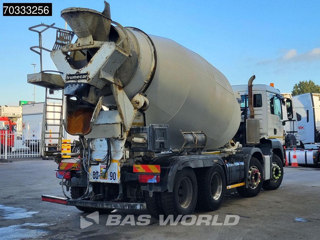 MAN TGS TGS 32.360 8X4 9m3 mixer Full Steel Suspension Automatic Euro 6