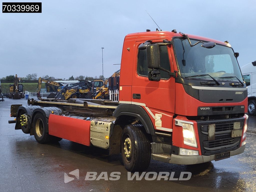 Volvo FM 370 6X2 20 tons containersystem Lift-Axle Automatic Euro 6
