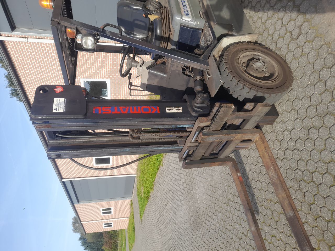 Komatsu FG25 LPG heftruck versnellingsbak defect
